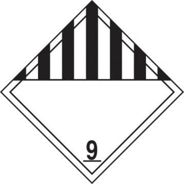 Accuform DOT PLACARD HAZARD CLASS 9 MPL901MG50 MPL901MG50 - main